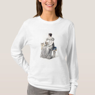 Evening dress, fashion plate from Ackermann's Repo T-Shirt