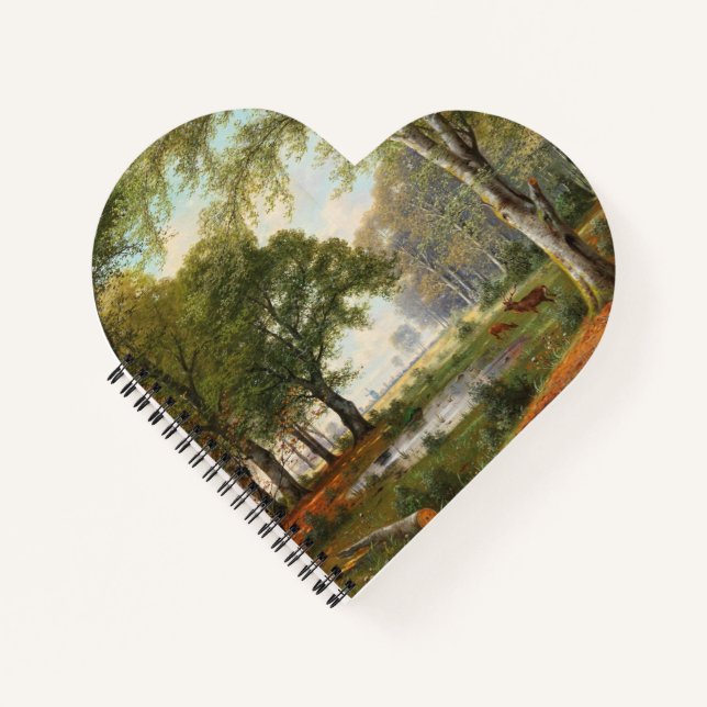 Evening Forest Landscape  Notebook (Front)