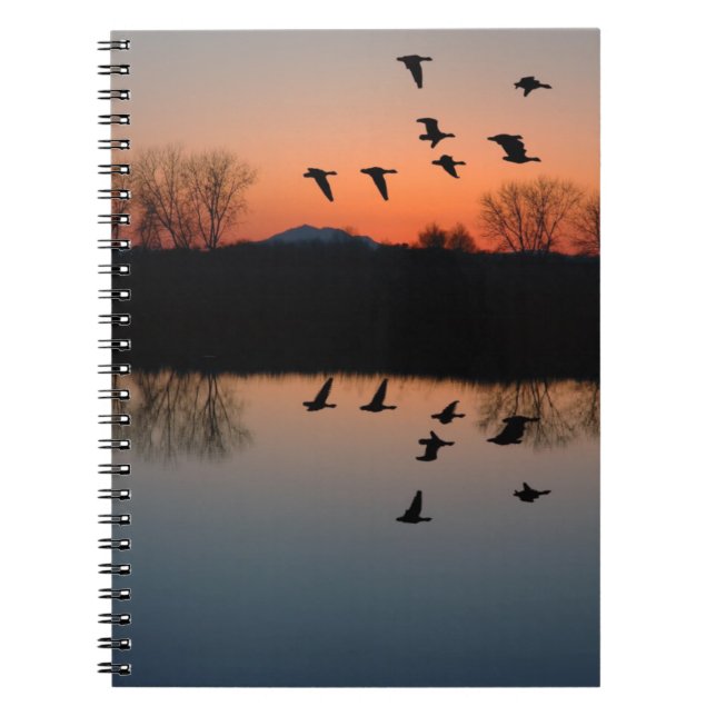Evening Geese Notebook (Front)