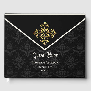 Evening Glam Wedding Guest Book
