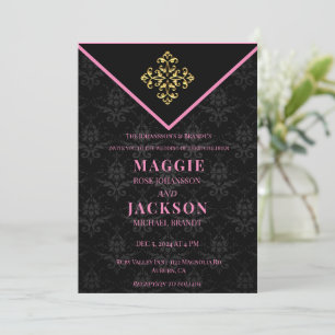 Evening Glam Wedding Invitation