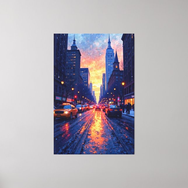 Evening Glow Canvas Print (Front)