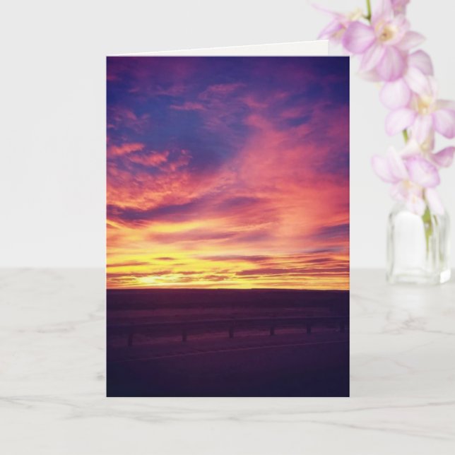 Evening Glow Card (Orchid)