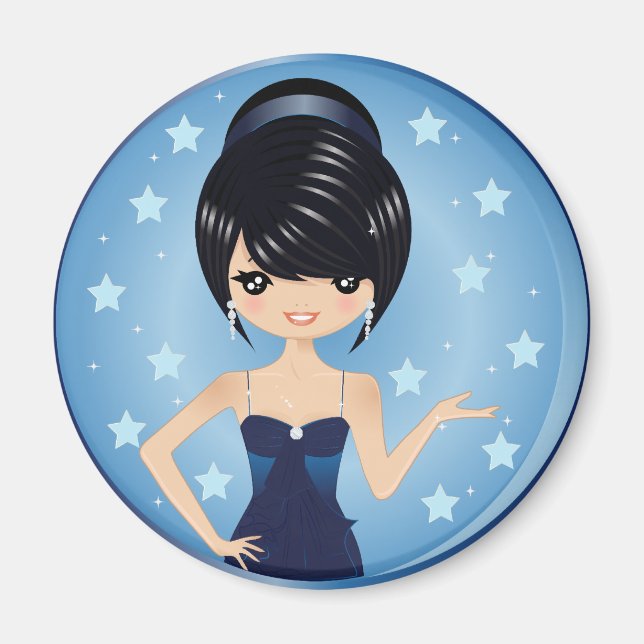 Evening Gown Magnet (Front)