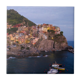 Evening in Manarola Tile