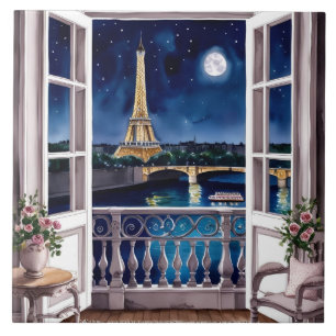 Evening in Paris Ceramic Tile