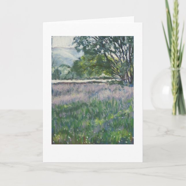 'Evening in the Meadows' Fine Art Greeting Card (Front)
