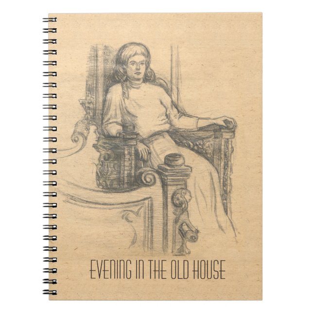 Evening in the old house spiral notebook (Front)