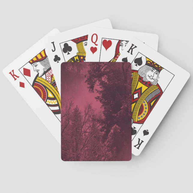 Evening in the Winter time... Playing Cards (Back)