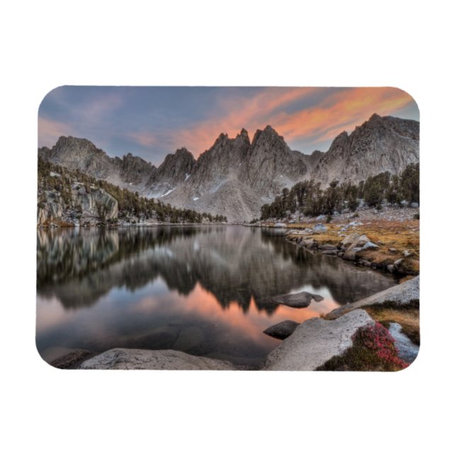 Evening Kearsarge Pinnacles Reflections Magnet (Horizontal)