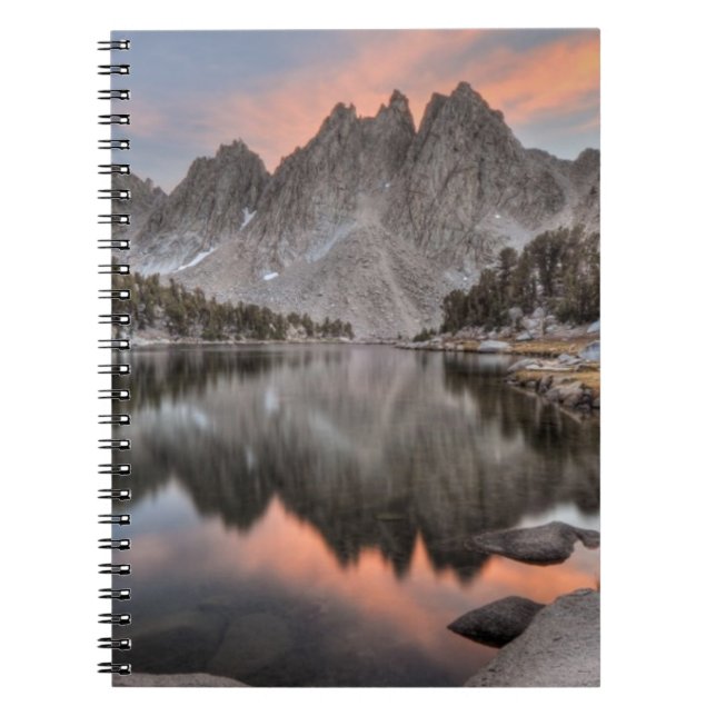 Evening Kearsarge Pinnacles Reflections Notebook (Front)