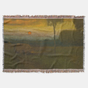 Evening Landscape by George Inness (1889) Throw Blanket