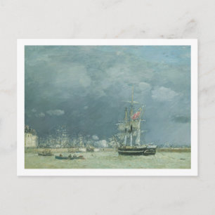 Evening, Le Havre, 1866 (oil on canvas) Postcard