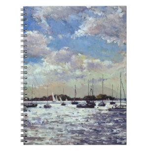 Evening Light Gulf of Morbihan 2002 Spiral Notebook