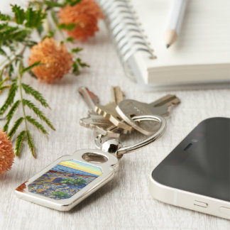 Evening light on the coast of Vormsi Key Ring