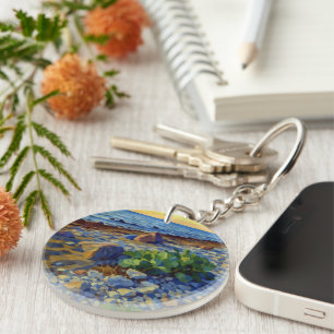 Evening light on the coast of Vormsi Key Ring
