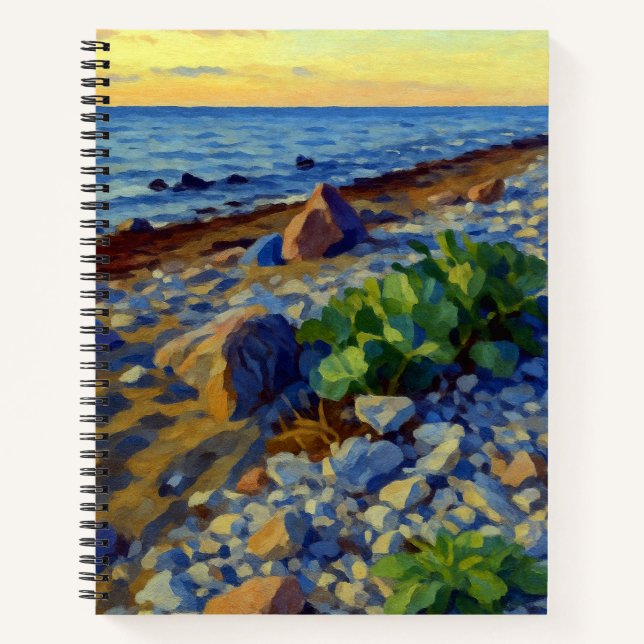 Evening light on the coast of Vormsi Notebook (Front)