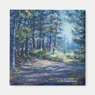 "Evening Light On the Trail" Magnet