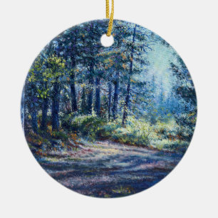 "Evening Light On the Trail" Ornament