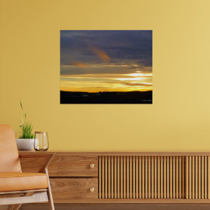 Evening light poster