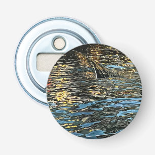 Evening lights on the sea bottle opener