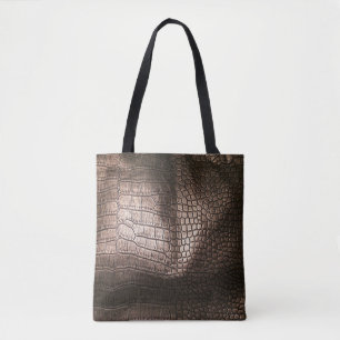 Evening Luxe: Leather Textured Sophistication Tote Bag