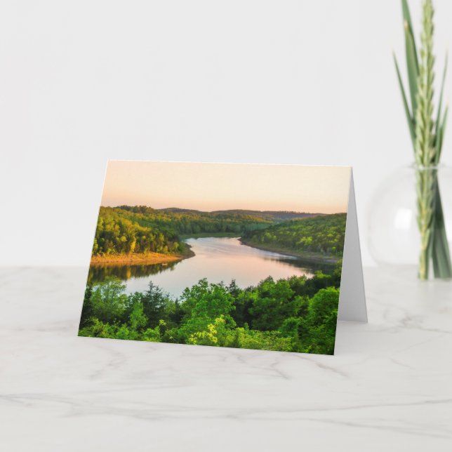 Evening on Bull Shoals Lake Card (Front)