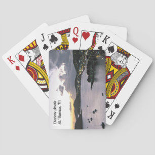 Evening on Charlotte Amalie, St. Thomas VI Playing Cards