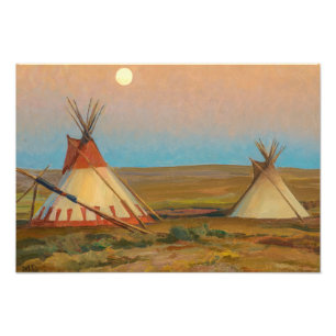 Evening on the Blackfeet Reservation by Dixon Photo Print