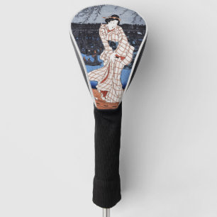 Evening on the river by Utagawa Hiroshige Golf Head Cover