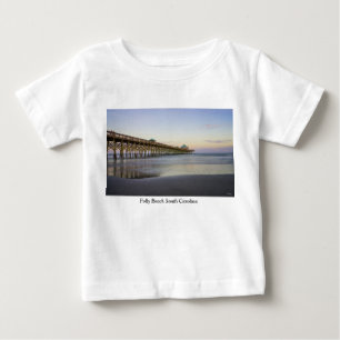 Evening Peace On Folly Beach Baby T-Shirt