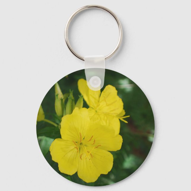 Evening Primrose Keychain (Front)