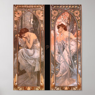 Evening reverie (night slumber) poster