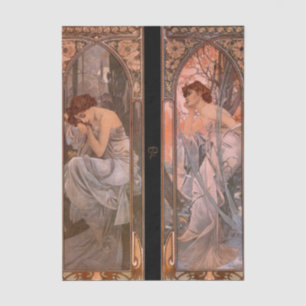 Evening Reverie (Nocturnal Slumber) by Mucha Tissue Paper
