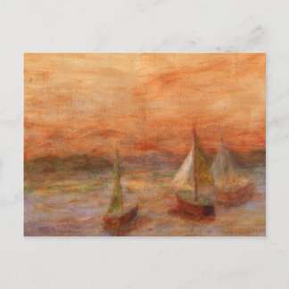 Evening Sail, Postcard