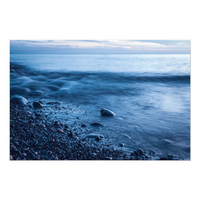 Evening sea photo print (Front)