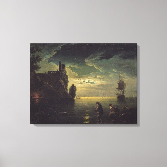 Evening Seascape Canvas Print (Front)