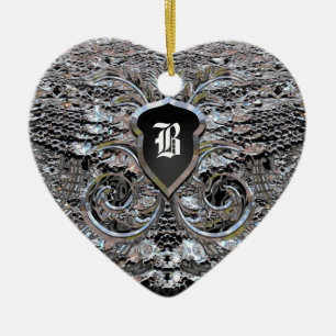 Evening Shimmer Victorian Ceramic Tree Decoration