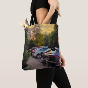 Evening Sidewalk Sunset Tote – Customisable Bag