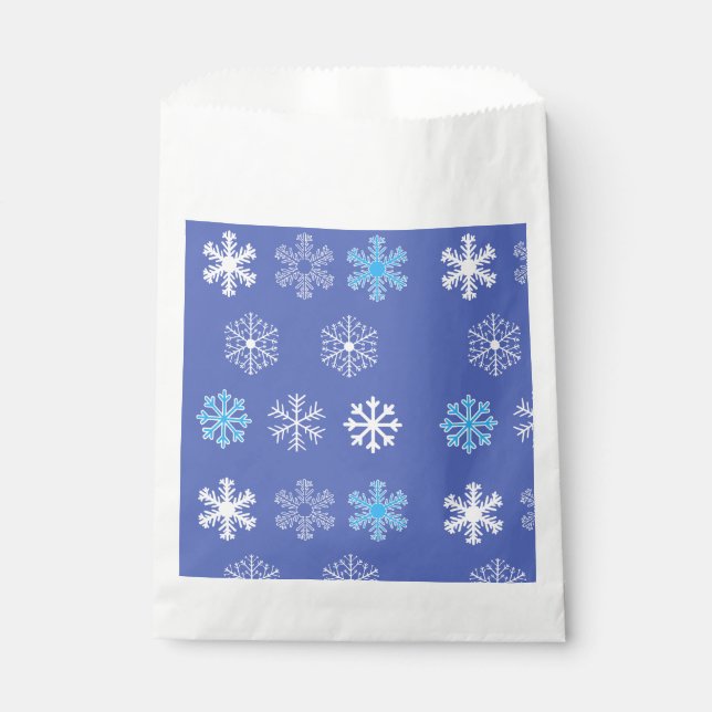 Evening Snowflake Favour Bags (Front)