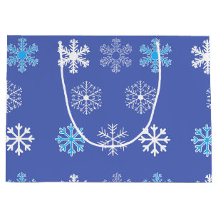 Evening Snowflake Large Gift Bag