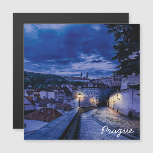 Evening street in Prague