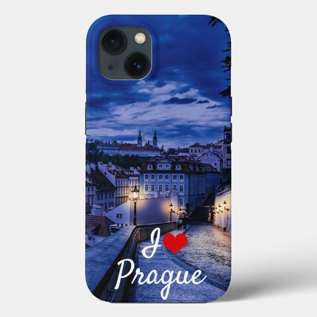 Evening street in Prague Case-Mate iPhone Case (Back)