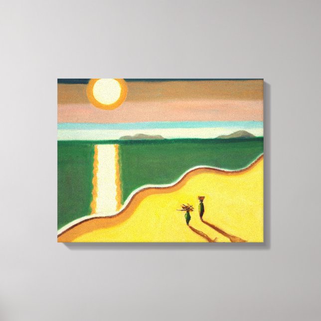 Evening Sun 2010 Canvas Print (Front)