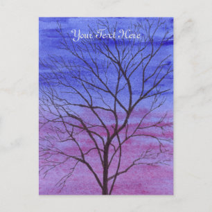 Evening Tree Postcard