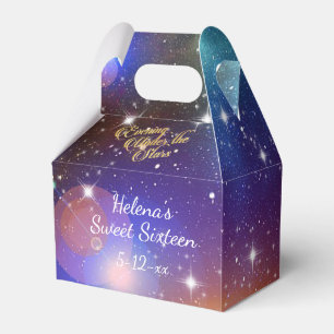 Evening Under the Stars Galaxy Stars Sweet 16 Favour Box