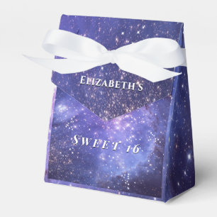 Evening Under the Stars Sweet 16 Sparkle Galaxy Favour Box