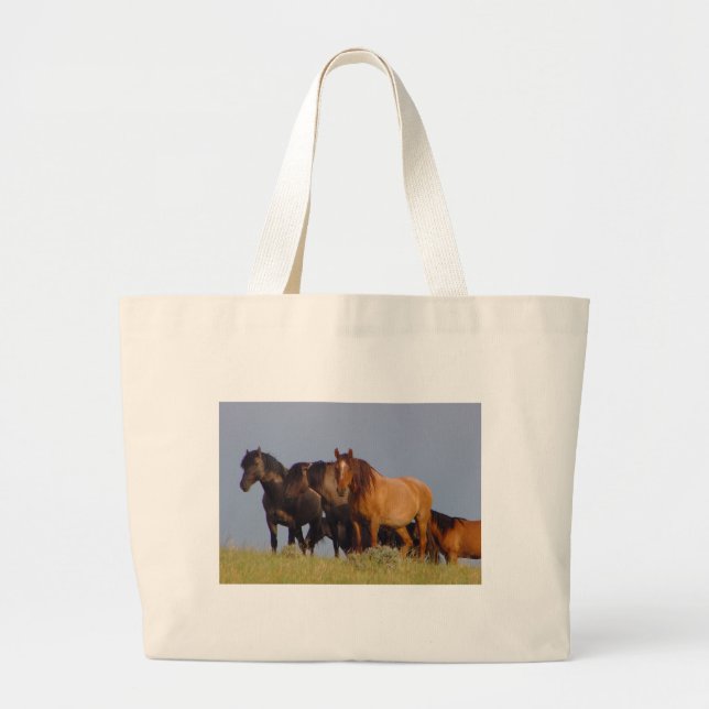 EveningPraire Large Tote Bag (Front)