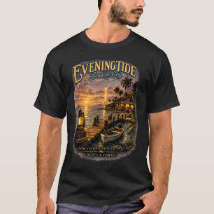 Eveningtide Seaside Cay – Space Coast Sunset Har T-Shirt