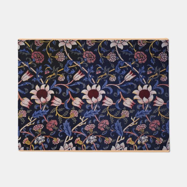 Evenlode, famous William Morris pattern, Door Mat (Front)